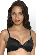 Load image into Gallery viewer, Amante Satin Edge Padded Wired Bra - Black 10101
