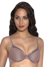 Load image into Gallery viewer, Amante Satin Edge Padded Wired Full Coverage Bra - Mink 10101
