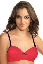 Load image into Gallery viewer, Amante Radiant Chic Padded Non-Wired Bra - Coral-Ink 24201
