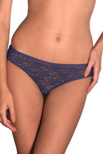 Load image into Gallery viewer, Amante Blue Bell Floral Romance Lace Bikini Panty - Blue Bell 10301
