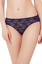 Load image into Gallery viewer, Amante Floral Romance Lace Bikini Panty - Neon Pink-Ink 10305
