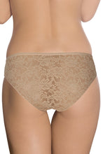 Load image into Gallery viewer, Amante Floral Romance Lace Bikini Panty - Sesame 10305

