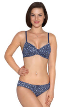 Load image into Gallery viewer, Amante Low Rise Printed Bikini Panty - Cmliaprt-Nblu 11201
