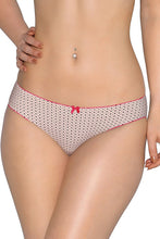 Load image into Gallery viewer, Amante Rosebud Black Dots Bikini Panty - Rosebud-Black Dots 22801
