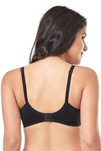 Load image into Gallery viewer, Amante every de Lace Contour Non-Padded Non-Wired Full Cover Bra - Black
