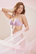 Load image into Gallery viewer, Amante Sculpt Padded Wired Delicate Prints Full-Cover Bra - Mauve Shadows 70002
