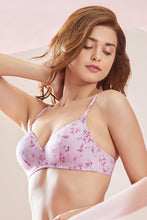 Load image into Gallery viewer, Amante Sculpt Padded Wired Delicate Prints Full-Cover Bra - Mauve Shadows 70002
