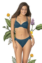 Load image into Gallery viewer, Amante Invisi Lace Padded Wired Full Cover T-Shirt Bra - Moss Green 70401
