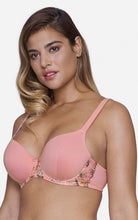 Load image into Gallery viewer, Amante Ultimo Tropical Blossom Padded Wired T-Shirt Bra - Soft Rose
