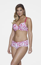 Load image into Gallery viewer, Amante Ultimo Summer Bloom Printed Padded Wired T-Shirt Bra - Cranberry Print
