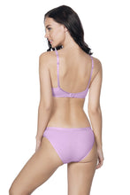 Load image into Gallery viewer, Amante Cotton Casuals Padded Non-Wired Printed T-Shirt Bra - Soft Lilac 10202
