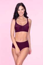 Load image into Gallery viewer, Amante All Day Everyday Non-Padded Non-Wired Bra - Pickled Beet 10406
