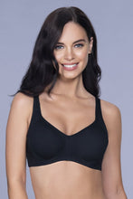 Load image into Gallery viewer, Amante Cool Contour Non-Padded Non-Wired Bra with Aloe Finish - Black 10421
