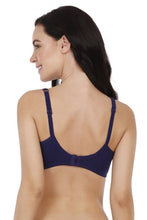 Load image into Gallery viewer, Amante Cool Contour Non-Padded Non-Wired Bra with Aloe Finish - Blue Jewel 10421
