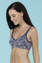 Load image into Gallery viewer, Amante Cool Contour Non-Padded Non-Wired Bra with Aloe Finish - Dark Denim 10421
