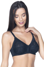 Load image into Gallery viewer, Amante Lace Magic Non Padded Non Wired Bra - Black 10501
