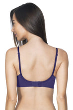 Load image into Gallery viewer, Amante Smooth Moves Padded Wired Ultimate T-Shirt Bra - Blue Jewel 10605
