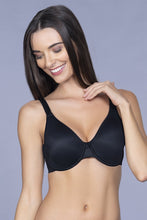 Load image into Gallery viewer, Amante Curvy Smooth Non-Padded Wired Bra - Black 22002
