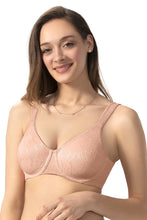 Load image into Gallery viewer, Amante Non-Padded Wired Lace Minimiser Bra - Impatiens Pink 71801
