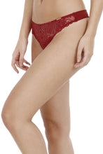 Load image into Gallery viewer, Amante Lace Lift Thong - Tango Red 73301

