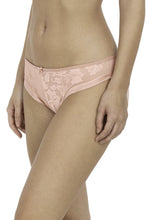 Load image into Gallery viewer, Amante Lace Jacquard Bikini Panty - Bridal Rosette 73701
