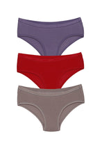 Load image into Gallery viewer, Amante Low Rise Solid Hipster (Pack of 3) 43001
