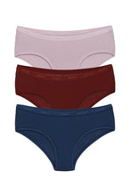 Load image into Gallery viewer, Amante Low Rise Solid Hipster (Pack of 3) 43001
