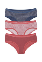Load image into Gallery viewer, Amante Low Rise Printed Hipster (Pack of 3) 43101
