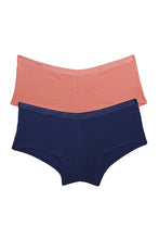 Load image into Gallery viewer, Amante Low Rise Solid Boyshorts (Pack of 2) 62001
