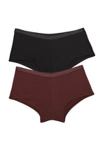 Load image into Gallery viewer, Amante Low Rise Solid Boyshorts (Pack of 2) 62001

