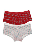Load image into Gallery viewer, Amante Low Rise Printed Boyshorts (Pack of 2) 62101
