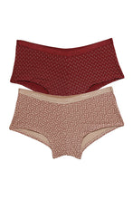 Load image into Gallery viewer, Amante Low Rise Printed Boyshorts (Pack of 2) 62101
