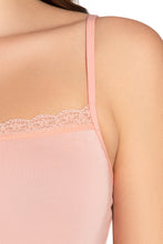 Load image into Gallery viewer, Amante Modal Lace Camisole - Impatiens Pink 82801
