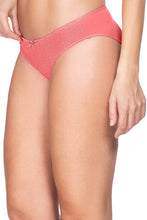 Load image into Gallery viewer, Amante Lace Essentials Bikini Panty - D Rose - R Tan 24303
