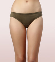 Load image into Gallery viewer, Enamor CB03 Chic Cotton, All Day Comfort, Low Waist Bikini Panty for Women - Naturally Breathable, Antimicrobial with Stain release, Inner Elastic, Regular Coverage -  Pack of 3 (Multicolorsolid-Color May Vary)

