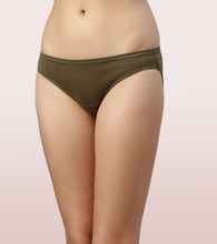 Load image into Gallery viewer, Enamor CB03 Chic Cotton, All Day Comfort, Low Waist Bikini Panty for Women - Naturally Breathable, Antimicrobial with Stain release, Inner Elastic, Regular Coverage -  Pack of 3 (Multicolorsolid-Color May Vary)
