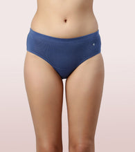 Load image into Gallery viewer, Enamor CR17 Chic Stretch Cotton, All Day Comfort, Mid Waist Hipster Panty for Women - Naturally Breathable, Antimicrobial with Stain release, Inner Elastic, Full Coverage -  Pack of 5 (Multicolordark-Color May Vary)

