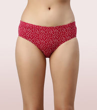 Load image into Gallery viewer, Enamor CR17 Chic Stretch Cotton, All Day Comfort, Mid Waist Hipster Panty for Women - Naturally Breathable, Antimicrobial with Stain release, Inner Elastic, Full Coverage -  Pack of 5 (Multicolorprint-Color May Vary)
