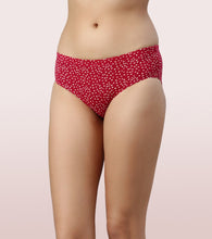 Load image into Gallery viewer, Enamor CR17 Chic Stretch Cotton, All Day Comfort, Mid Waist Hipster Panty for Women - Naturally Breathable, Antimicrobial with Stain release, Inner Elastic, Full Coverage -  Pack of 5 (Multicolorprint-Color May Vary)
