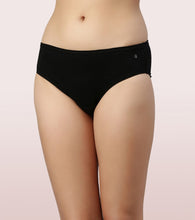 Load image into Gallery viewer, Enamor CH03 Chic Cotton, All Day Comfort, Mid Waist Hipster Panty for Women - Naturally Breathable, Antimicrobial with Stain release, Inner Elastic, Full Coverage -  Pack of 6 (Multicolordark)
