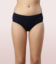 Load image into Gallery viewer, Enamor CR17 Chic Stretch Cotton, All Day Comfort, Mid Waist Hipster Panty for Women - Naturally Breathable, Antimicrobial with Stain release, Inner Elastic, Full Coverage -  Pack of 5 (Multicolordark-Color May Vary)
