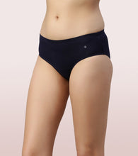 Load image into Gallery viewer, Enamor CR17 Chic Stretch Cotton, All Day Comfort, Mid Waist Hipster Panty for Women - Naturally Breathable, Antimicrobial with Stain release, Inner Elastic, Full Coverage -  Pack of 5 (Multicolordark-Color May Vary)
