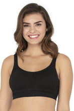 Load image into Gallery viewer, Amante Simple Elegance Non-Padded Non-Wired Cotton Full Cover Bra - Black
