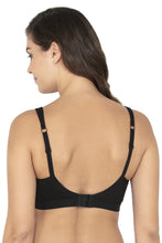 Load image into Gallery viewer, Amante Simple Elegance Non-Padded Non-Wired Cotton Full Cover Bra - Black
