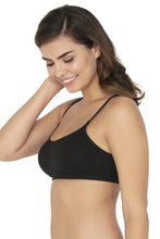 Load image into Gallery viewer, Amante Simple Elegance Non-Padded Non-Wired Cotton Full Cover Bra - Black
