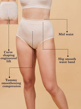 Load image into Gallery viewer, Enamor Flexi Free P037 Mid-Waist Tummy Tucker With Slip-Proof Comfort Hipster Briefs
