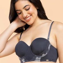 Load image into Gallery viewer, Enamor F143 Luxe Multiway Lace Balconette Bra - Padded, Wired, Medium Coverage
