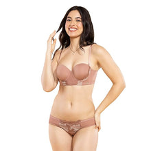 Load image into Gallery viewer, Enamor P143 Ultra Low Waist Bikini with Luxe Embroidered Lace for a Modern, Chic Look
