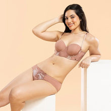 Load image into Gallery viewer, Enamor P143 Ultra Low Waist Bikini with Luxe Embroidered Lace for a Modern, Chic Look
