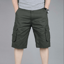 Load image into Gallery viewer, Romano nx 100% Cotton Cargo Shorts Bermuda For Men with Multi-Pockets &amp; Side Zipper Pockets romanonx.com 

